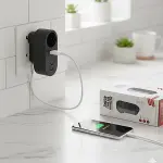 2 USB,1 TYPE-C Girişli 1&amp;apos;li Çocuk Korumalı,Isıya Karşı Dayanıklı 2500Watt Termal Akım Korumalı Priz (4745)-4