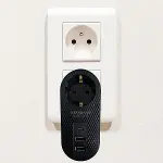 2 USB,1 TYPE-C Girişli 1&amp;apos;li Çocuk Korumalı,Isıya Karşı Dayanıklı 2500Watt Termal Akım Korumalı Priz (4745)-5