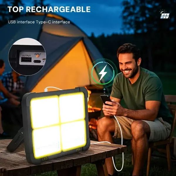 ProKAMA Ledli Solar Projektör 200W BK-200W (4745)