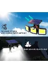 Üçlü Solar Led Projektör – Beyaz Işık – Sensörlü Dış Mekân Aydınlatma (4745)-3
