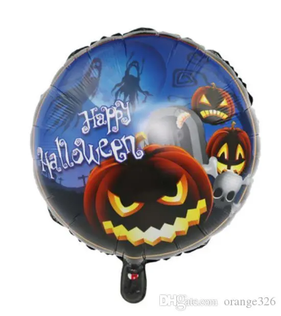 Happy Halloween Balkabağı Folyo Balon 18 inç (4745)