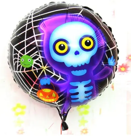 Halloween İskelet Hayalet Folyo Balon 18 inç (4745)