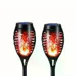 12 Ledli Alevli Solar Bahçe Aydınlatma  (4745)-2