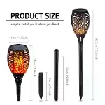 12 Ledli Alevli Solar Bahçe Aydınlatma  (4745)-5