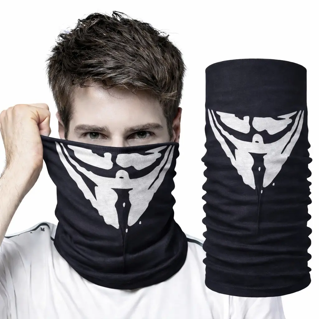 Vendetta Maskesi Desenli Baf Bandana – Çok Amaçlı Yüz Boyunluk Bandana 4 No (4745)