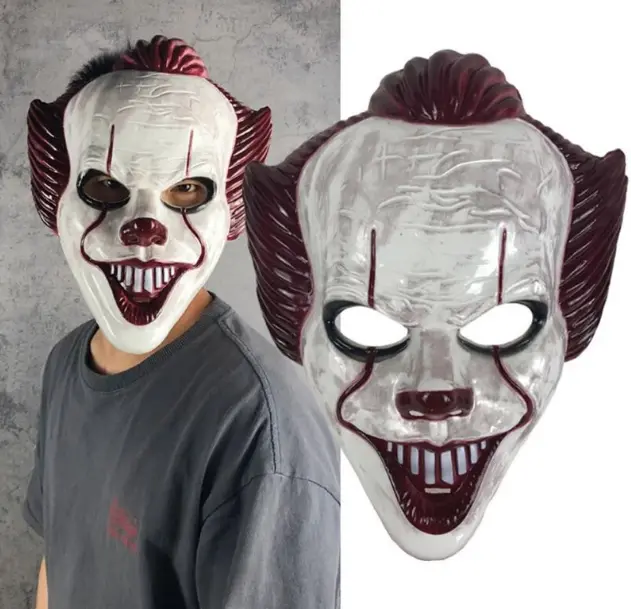 Plastik Joker Maskesi Killer Palyaço Maskesi (4745)
