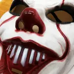 Plastik Joker Maskesi Killer Palyaço Maskesi (4745)-2