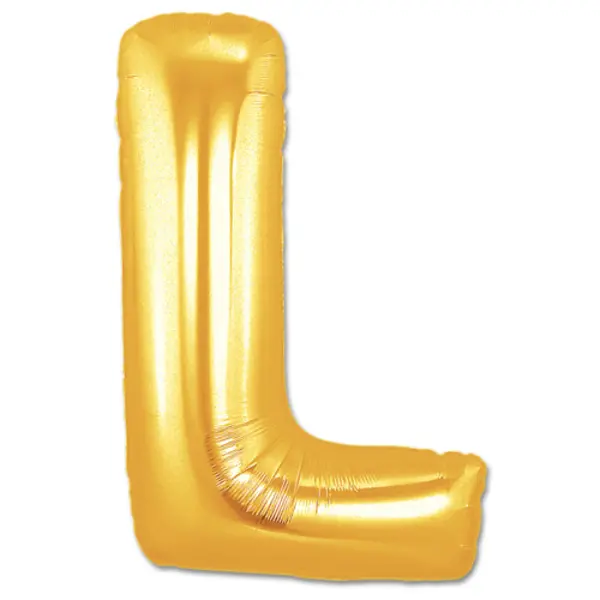 L Harf Folyo Balon Altın Renk 40 inç (4745)