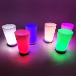 Glow Partisi Bardakları 6 Renk 6 Adet 1.5 oz 4.5 x 6.5 cm (4745)-2