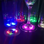 Işıklı Yapışkanlı Bardak Altı Aparatı Ledli 3 Fonksiyonlu 6 cm Çap (4745)-2