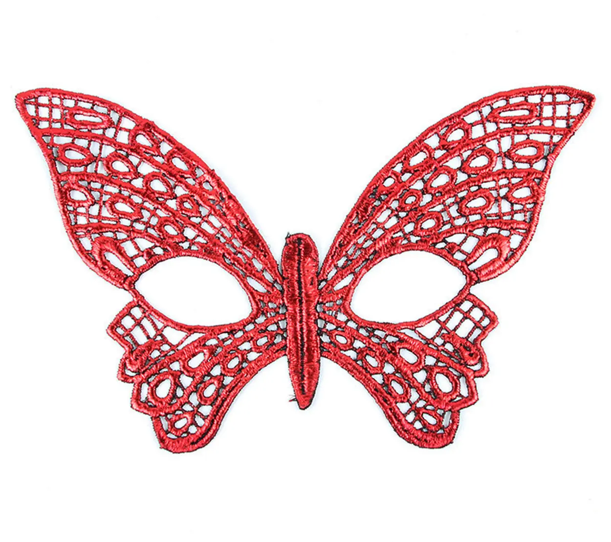 Kırmızı Dantel Masquerade Maskesi 7 No (4745)
