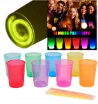 Karanlıkta Yanan Gece Işığı Mega Glow Bardaklar 8 Adet 8.5 x 10.5 cm (4745)-1