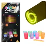 Karanlıkta Yanan Gece Işığı Mega Glow Bardaklar 8 Adet 8.5 x 10.5 cm (4745)-3