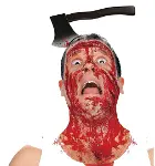 Kafaya Saplanmış Halloween Kanlı Balta Şaka Tacı (4745)-1