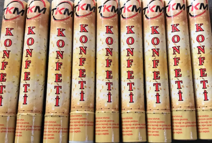 KONFETİ KARNAVAL METALİK RENKLİ 30CM (4745)