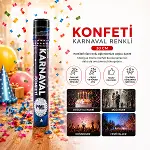 KONFETİ KARNAVAL METALİK RENKLİ 30CM (4745)-3
