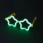 Yıldız Glow Gözlük - Yıldız Şekilli Glow Stick Gözlüğü - Glow Partisi Gözlük 12 Adet (4745)-2