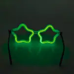 Yıldız Glow Gözlük - Yıldız Şekilli Glow Stick Gözlüğü - Glow Partisi Gözlük 12 Adet (4745)-5