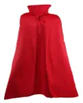 Kırmızı Renk Yakalı Pelerin 120 cm (4745)-2