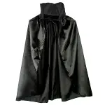 Siyah Renk Yakalı Halloween Pelerini 90 cm (4745)-1