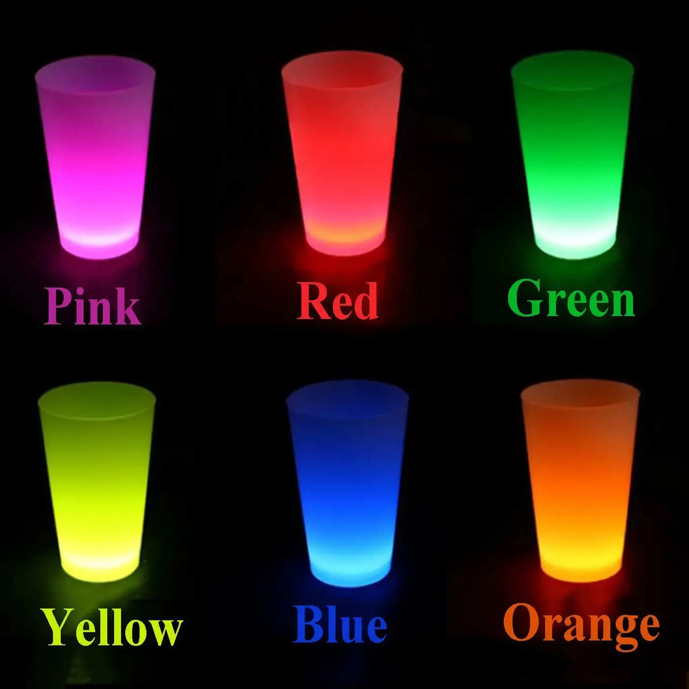 Neon Parti Glow Bardak 1.5 oz Karışık Renk 1 Adet Tekli (4745)