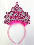 Happy Birthday Yazılı Neon Renk Taç 12 Adet (4745)-5