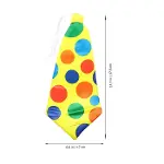 Palyaço Kravatı Lastikli Geniş Kesim 17x37 cm (4745)-3