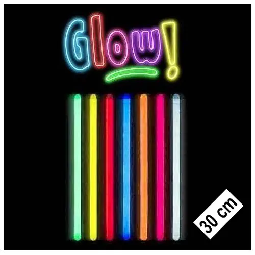 Karanlıkta Parlayan Fosforlu Glow Kalın Çubuk 30 cm 1 Adet (4745)