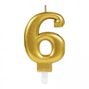 6 Rakam Mum Gold Renk (4745)