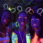 Karanlıkta Parlayan Fosforlu Glow Taç Fosforlu Renkli Taç 6 Adet (4745)-1