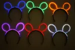 Glow Taç Fosforlu Taç Karışık Renk 12 Adet (4745)-4