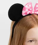 Pembe Fiyonklu Minnie Mouse Tacı Mini Kulak (4745)-2