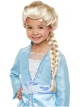 Platin Altın Dore Renk Karlar Ülkesi Elsa Frozen Peruğu Çocuk Boy (4745)-1