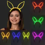 Karanlıkta Yanan Fosforlu Glow Taç 6 Renk 6 Adet (4745)-1