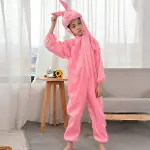Çocuk Tavşan Kostümü Pembe Renk 4-5 Yaş 100 cm (4745)-2