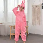 Çocuk Tavşan Kostümü Pembe Renk 4-5 Yaş 100 cm (4745)-4