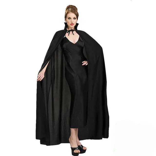 Siyah Yakalı Yetişkin Pelerin 120 cm (4745)