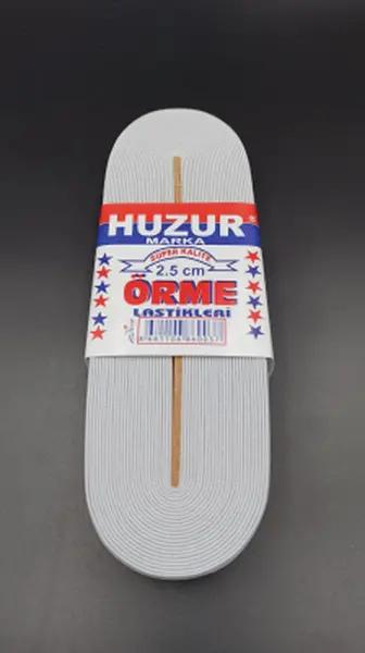 BEYAZ - 2.5CM PAÇA LASTİK GENİŞ 10MT. (4745)