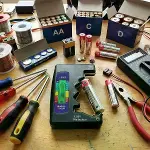 Evrensel Dijital Pil Test Cihazı – AA, AAA, C, D, N, 9V ve Düğme Pil Uyumlu Mini Pil Kapasite &amp; Seviye Ölçer (4745)-3