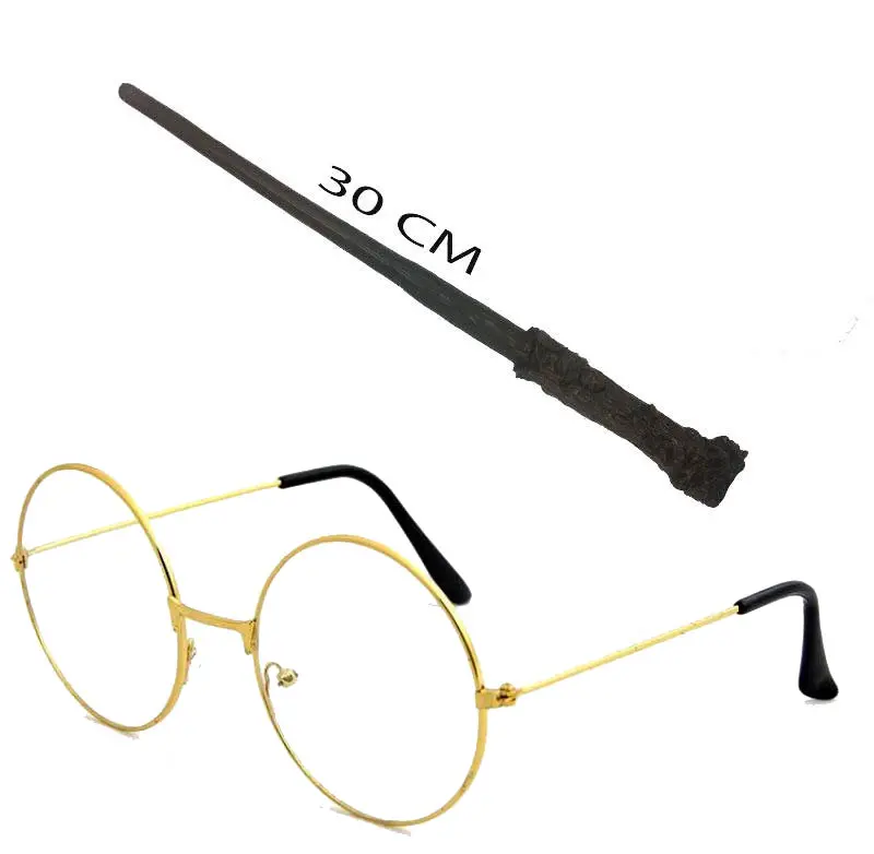 Harry Potter Asası 30 cm ve Harry Potter Gözlüğü Seti (4745)