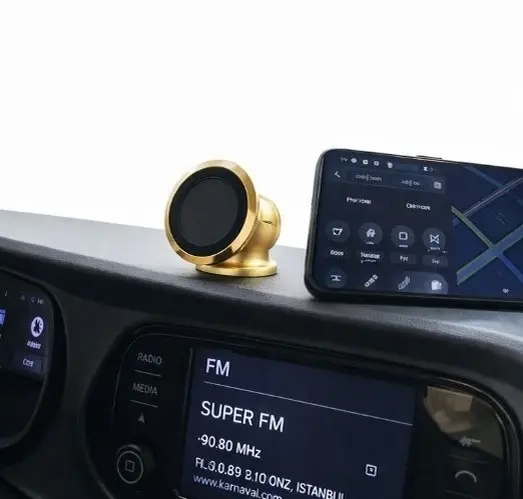 Metal Telefon Tutucu Torpidoya Yapışan Mıknatıslı (4745)