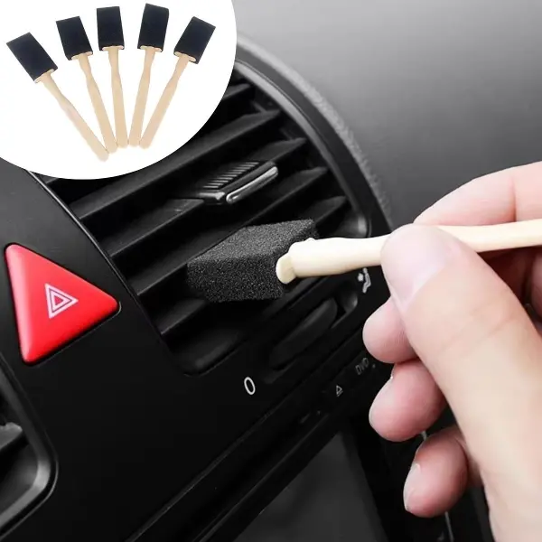 5&amp;apos;li Araba Havalandırma Temizleme Fırçaları Klima Çıkışları,Toz Alma&amp;amp;Otomobil İçi Detaylı Mini Temizlik Aparatları (4745)
