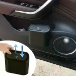 Araç İçi Takılarak Sabitlenebilen Mini Kapaklı Çöp Kovası (4745)-1