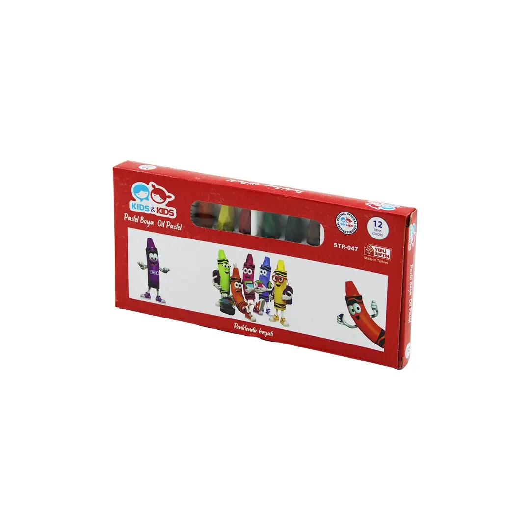 KIDS - KIDS STR-47 12PCS = 12 RENK PASTEL BOYA (4745)