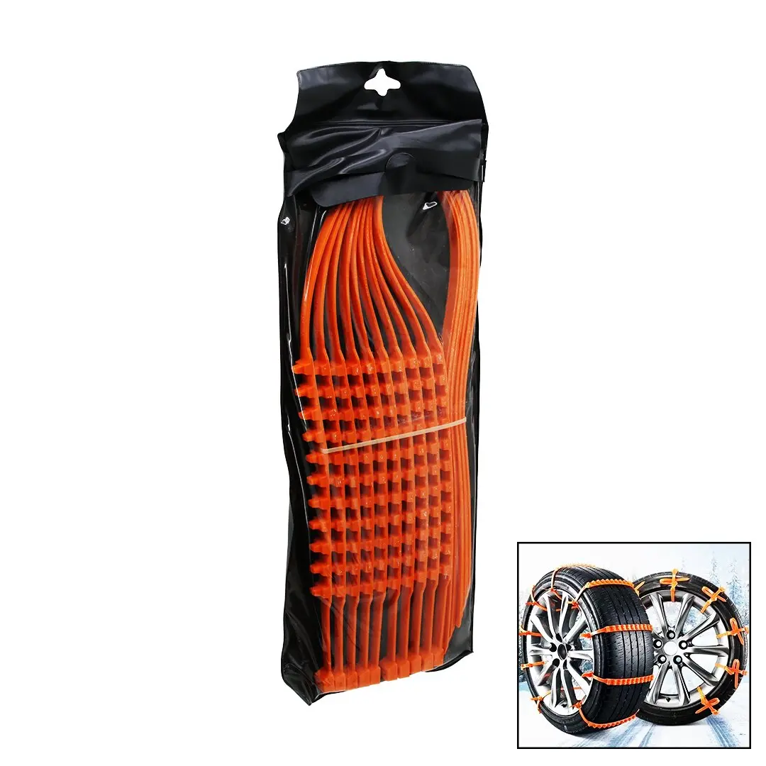 10PCS PLASTİK ZİNCİR OTO LASTİK KAR KELEPÇESİ = CIRTLI (4745)