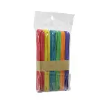 RENKLİ - 1000 ADET AHŞAP ELİŞİ - DİL ÇUBUK 15CM X 1.8CM (4745)-1