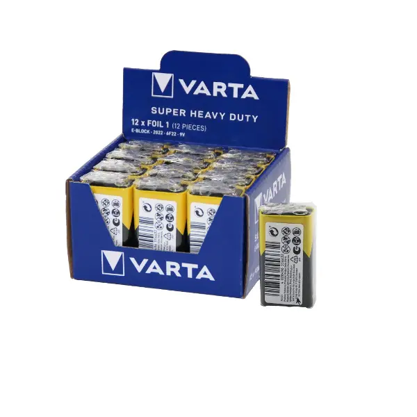 VARTA  9 VOLT  PİL  E   12PCS (4745)
