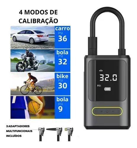 Kablosuz Oto Araç Mini 4000mAh 150 PSI Işıklı Oto Hava Kompresörü KA-760 (4745)-3