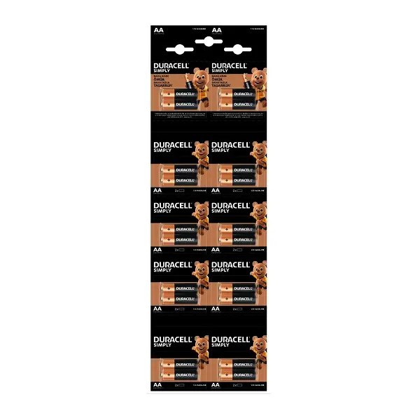DURACELL KALEM PİL ALKALİN 20 PARÇA (4745)