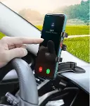 Araba Gösterge Üstüne Takılan 360 Oynar Başlıklı Telefon Tutucu (4745)-1